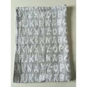 Peacock Alley Alphabet Baby Blanket